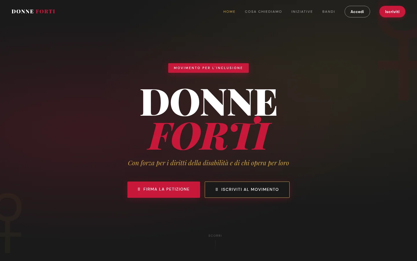 DONNE FORTI Movement
